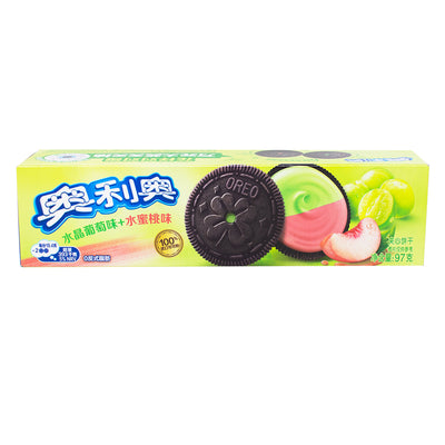 Oreo Crystal Grape & Peach Fusion (China) 97g - 24 Pack