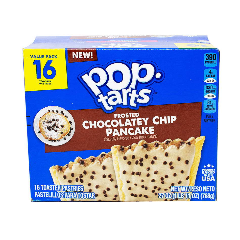 Pop-Tarts Frosted Chocolatey Chip Pancake 16 Pack 27oz - 1 Pack