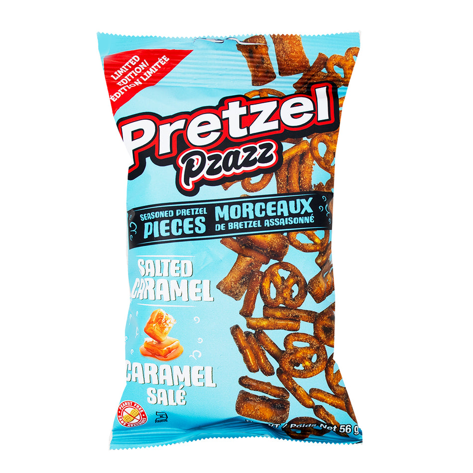 Pretzel Pzazz Salted Caramel 56g - 12 Pack