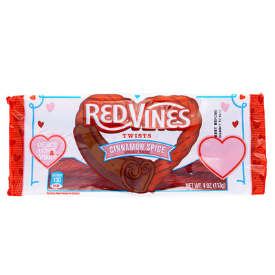 Red Vines Cinnamon Spice - 4oz - 9 Pack - Licorice Candy - Red Vines - Valentines Day - Candy Store - American Candy