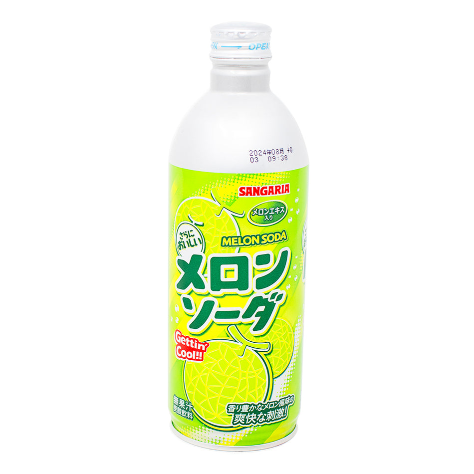 Sangaria Ramu Melon Soda (Japan) - 500mL - 24 Pack