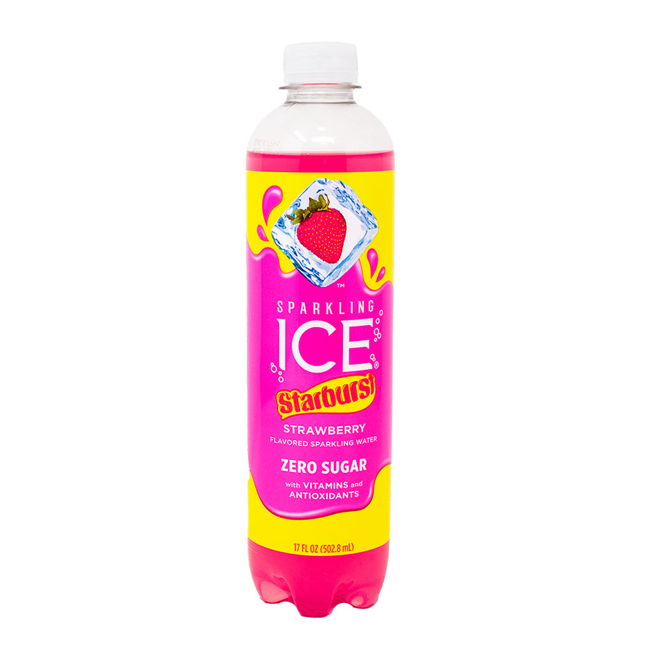 Sparkling Ice Starburst Strawberry Zero Sugar 502.8mL - 12 Pack