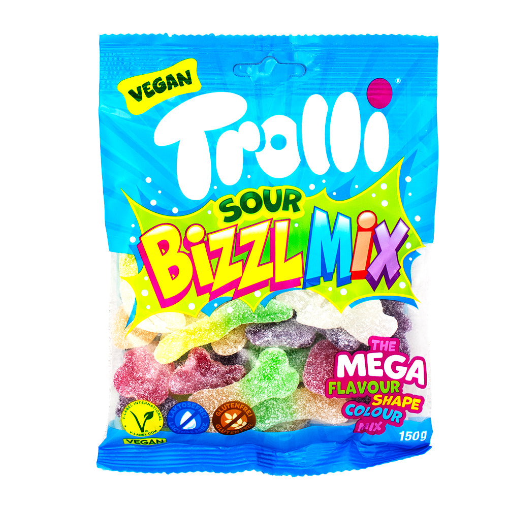 Trolli Sour Bizzl Mix 150g - 21 Pack | iWholesaleCandy.ca