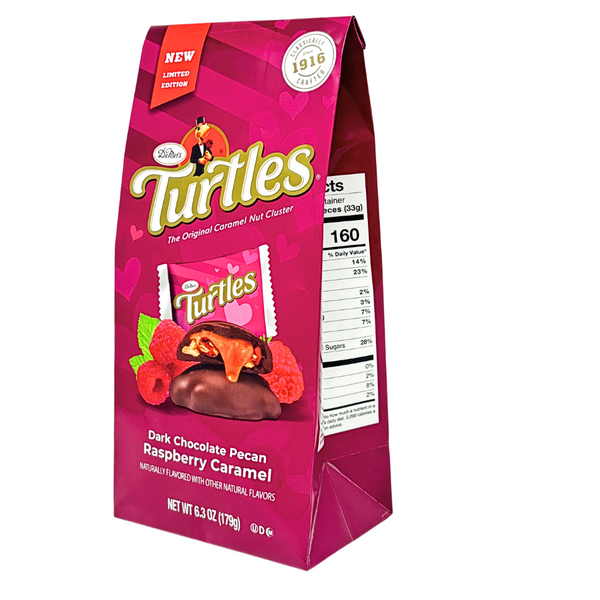 Turtles Dark Chocolate Raspberry Caramel - 6.3oz - 8 Pack