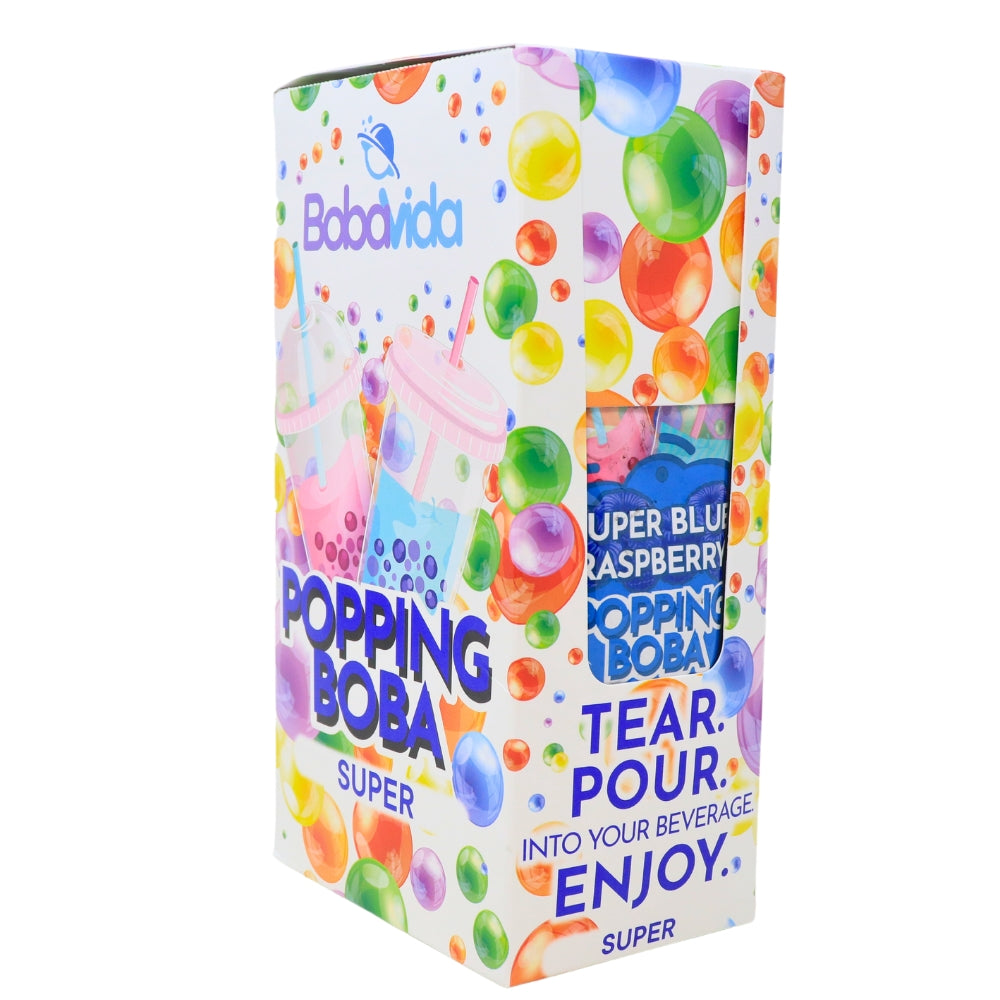 Boba Vida Super Blue Raspberry Boba Vida Summer Strawberry Popping Boba