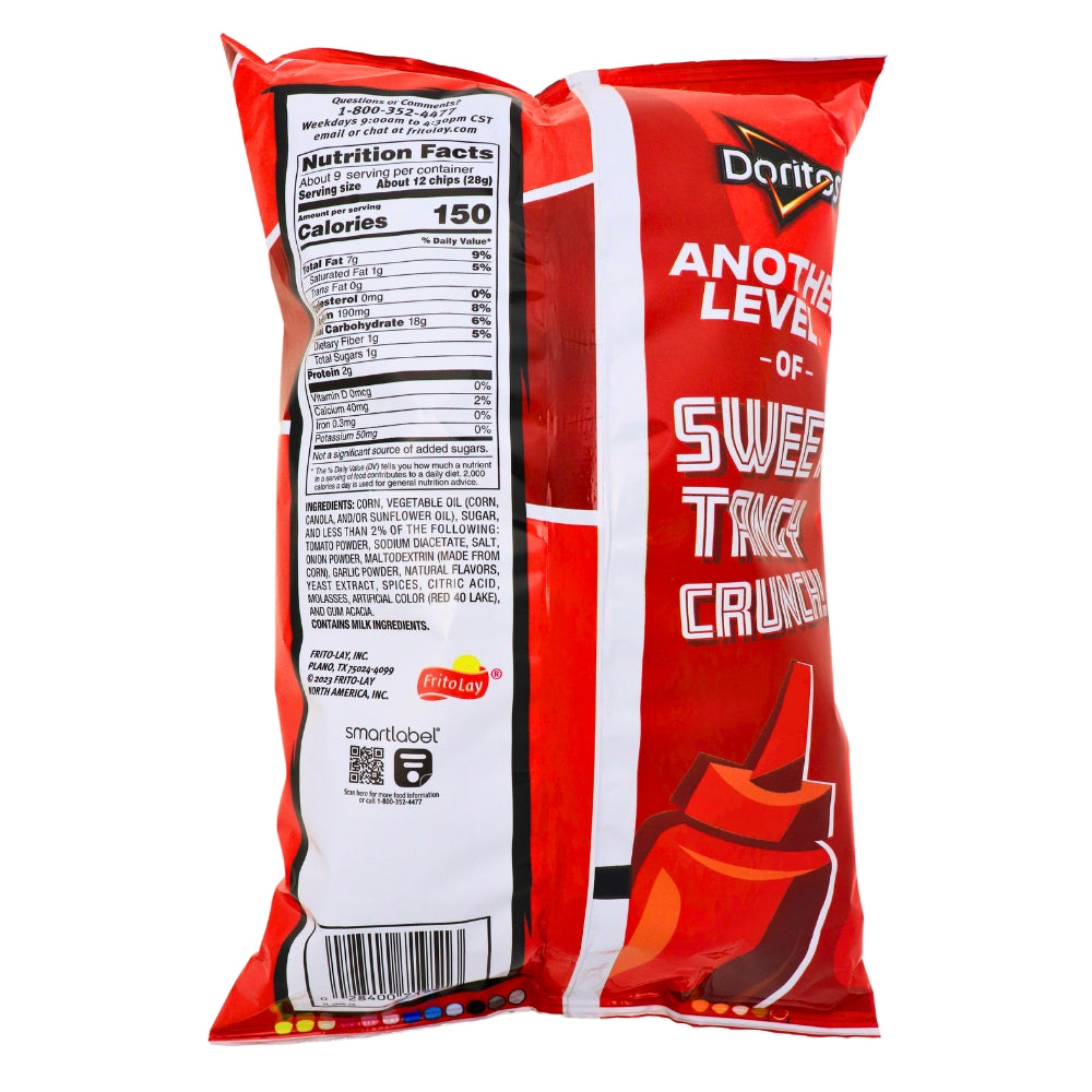 Doritos Tangy Ketchup 9.25oz - 1 Bag Nutrition Facts - Ingredients - American Snacks