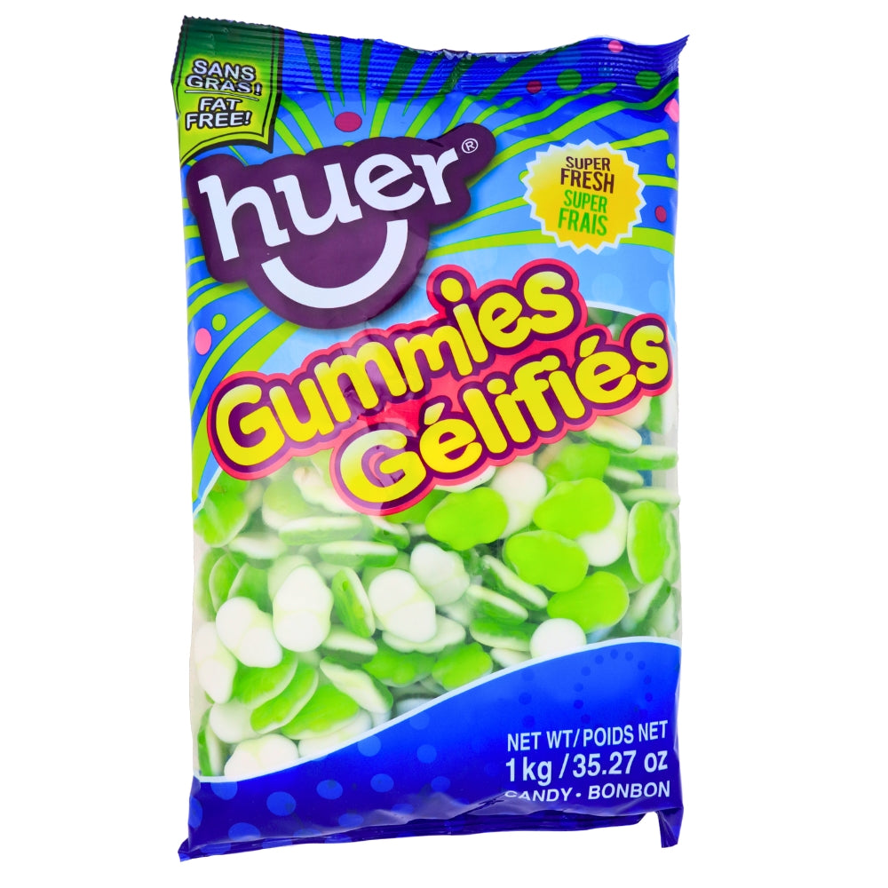 Huer Green Frogs Gummies, Bulk Candy