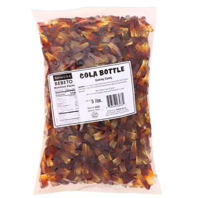 Kervan Cola Bottles Gummy Candy 5 lbs 1 Bag Nutrition Facts - Ingredients