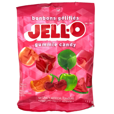 JELL-O Gummie Cubes 127g - 12 Pack