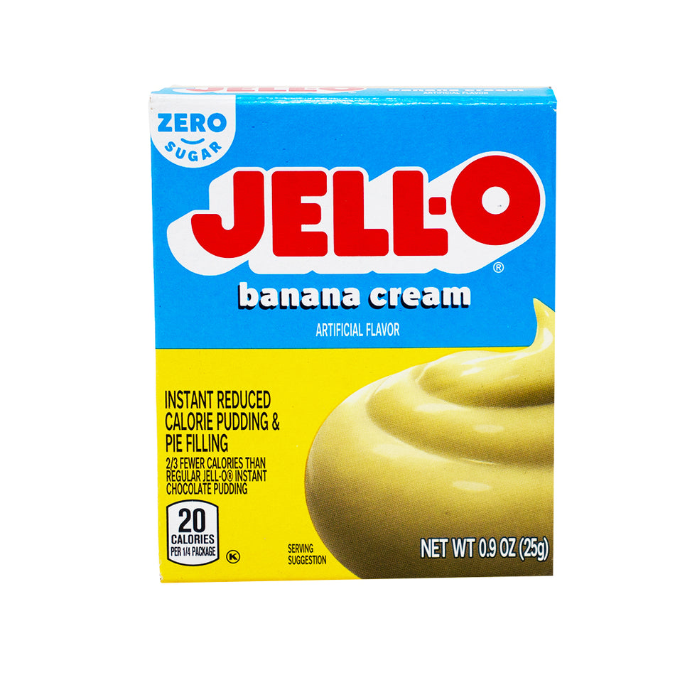 Jell-O Instant Pudding Sugar Free Banana 1oz - 24 Pack