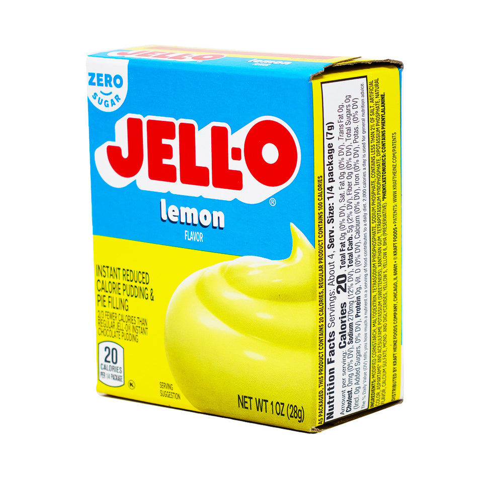 Jell-O Instant Pudding Sugar Free Lemon 1oz - 24 Pack