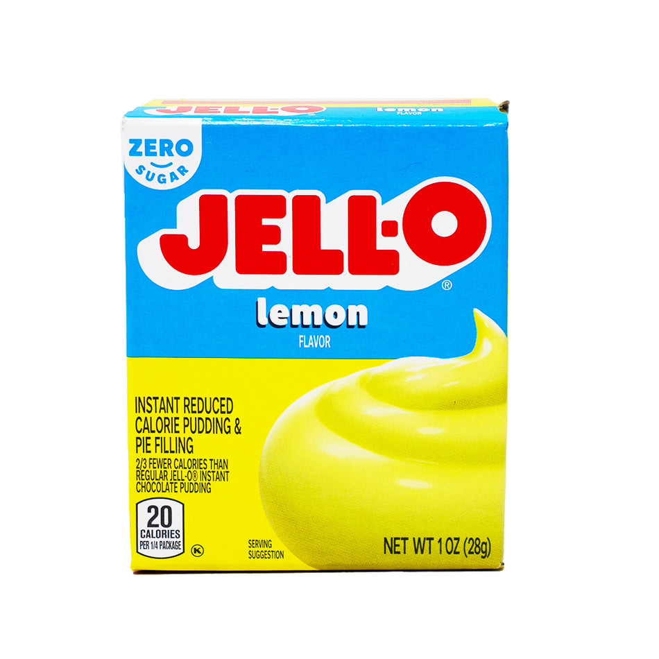 Jell-O Instant Pudding Sugar Free Lemon 1oz - 24 Pack