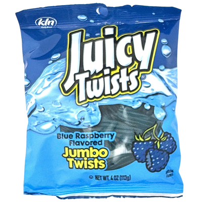 Juicy Twists Blue Raspberry 4oz - 12 Pack