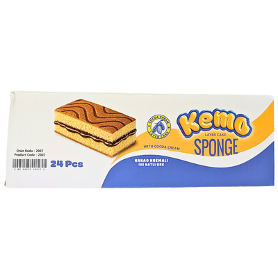 Kemo Layer Cake Sponge Cocoa Cream (Turkey) - 24 Pack