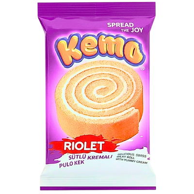 Kemo Milky Roll Cake (Turkey) - 24 Rolls