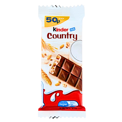 Kinder Country Milk Chocolate 23g - 40 Pack