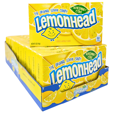 Lemonhead Candy Theater Box - 12 Pack
