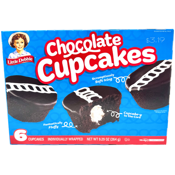 Little Debbie Chocolate Cupcakes (6 Pieces) - 1 Box *Jun 30 2025*