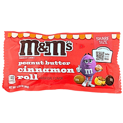 M&M's Peanut Butter Cinnamon Roll 2.83oz - 24ct