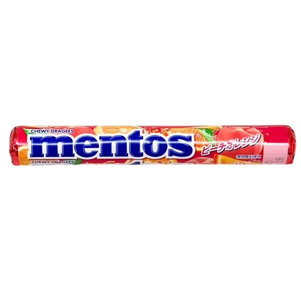 Mentos Peach Orange 37g (Japan) - 12 pack