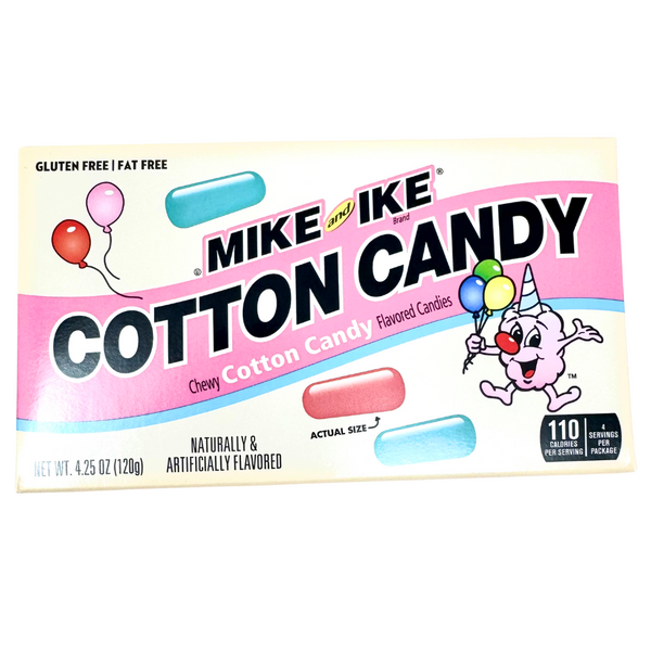 Mike and Ike Cotton Candy Theater Box - 4.25oz - 12 Pack