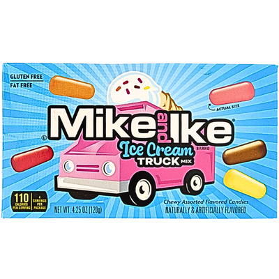 Mike and Ike Ice Cream Truck Mix Theatre Pack 4.25oz - 12 Pack