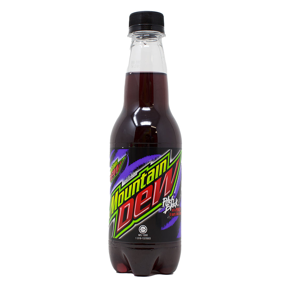 Mountain Dew Pitch Black (Malaysia) 400mL - 24 Pack