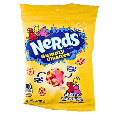 Nerds Gummy Clusters Cherry Lemonade Blitz 3oz - 12 Pack
