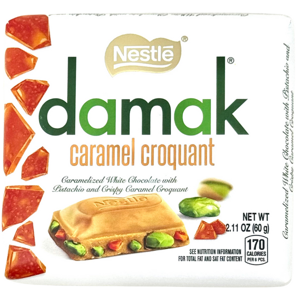 Nestle Damak Caramel Croquant with Pistachio 60g (Turkey) - 6 Pack