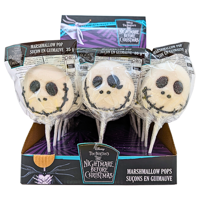 Nightmare Before Christmas Marshmallow Pop 35g - 24 Pack