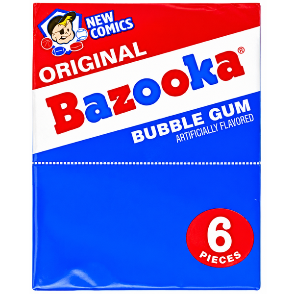 Bazooka Original Bubble Gum Throwback Mini Wallet Packs - 12 Pack