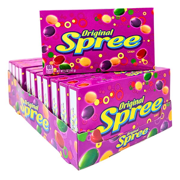 Original Spree Candy - Theater Box 12ct Retro Candy - Wonka