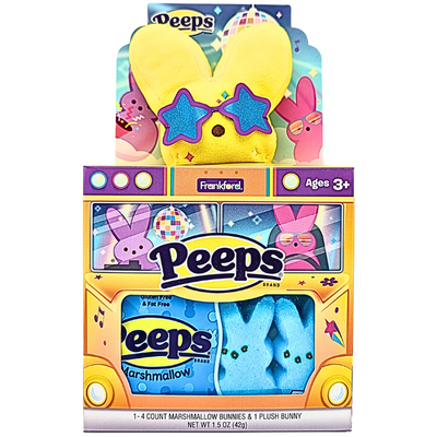 Peeps Bunny Plush Disco Bus Gift Set 1.5oz - 6 Pack