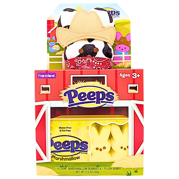 Peeps Plush Farm House Bunny Gift Set 1.5oz - 6 Pack