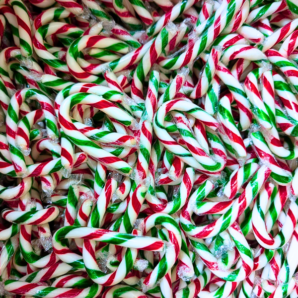 Peppermint Christmas Mini Canes Bulk 4kg - 1 Box