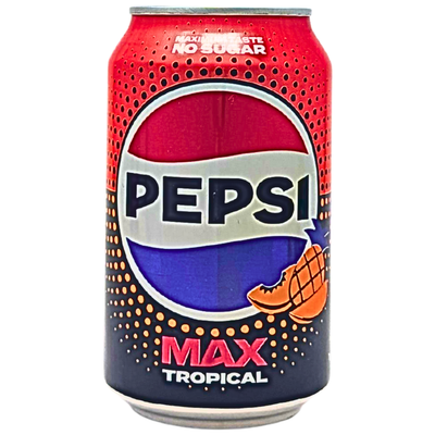 Pepsi MAX Tropical 330mL (UK) - 24 Pack