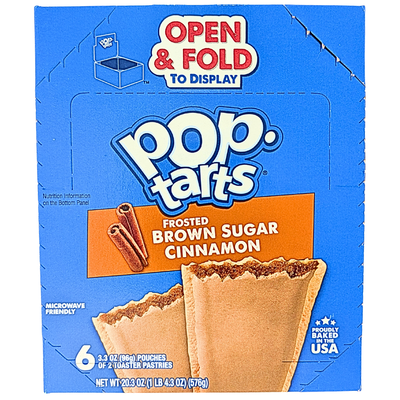 Pop-Tarts Frosted Brown Sugar Cinnamon 576g - 1 Box