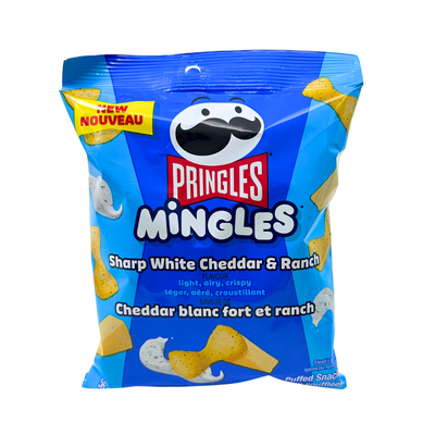 Pringles Mingles Sharp White Cheddar & Ranch - 56g