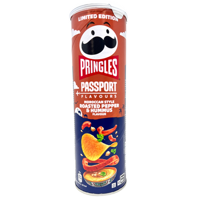 Pringles Moroccan Pepper and Hummus 165g (Germany) - 19 Pack