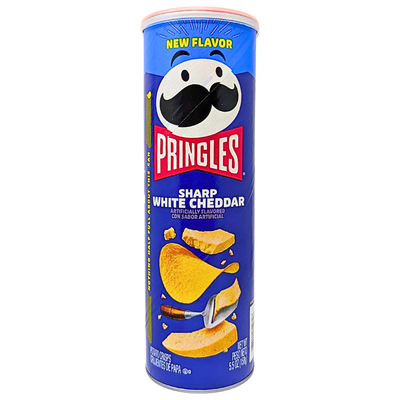 Pringles Sharp White Cheddar 5.5oz - 14 Pack