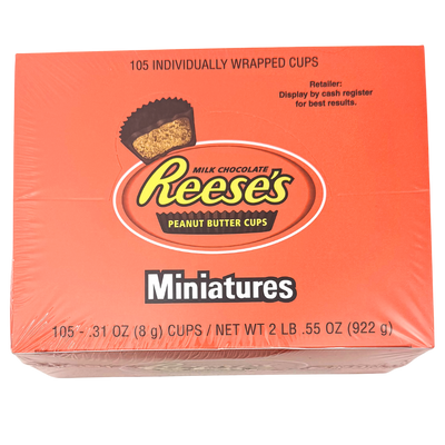 Reese's Peanut Butter Cup Changemaker 105 Pieces - 1 Box
