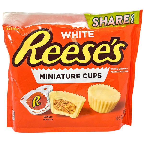 Reese's White Miniature Cups Share Pack 10.5oz - 12 Pack