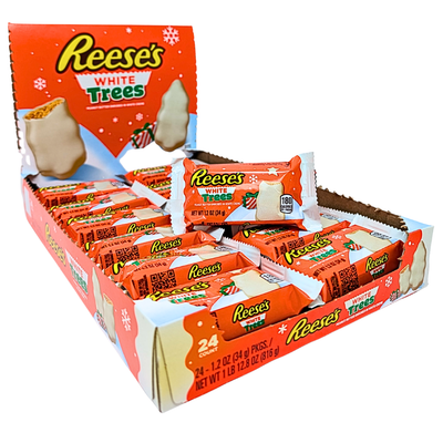 Reese's White Peanut Butter Trees 1.2oz - 24 Pack