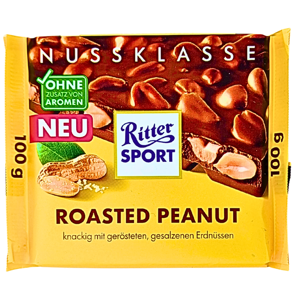 Ritter Sport Milk Chocolate with Roasted Peanut (Germany) 100g - 11 Pack