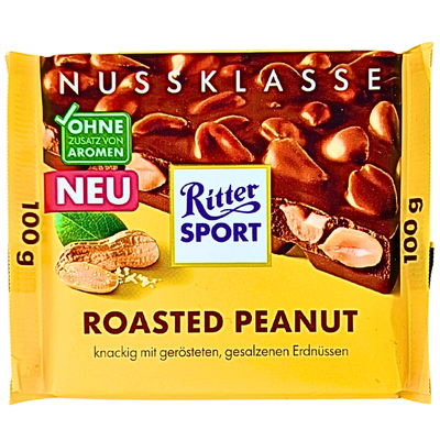 Ritter Sport Milk Chocolate with Roasted Peanut (Germany) 100g - 11 Pack