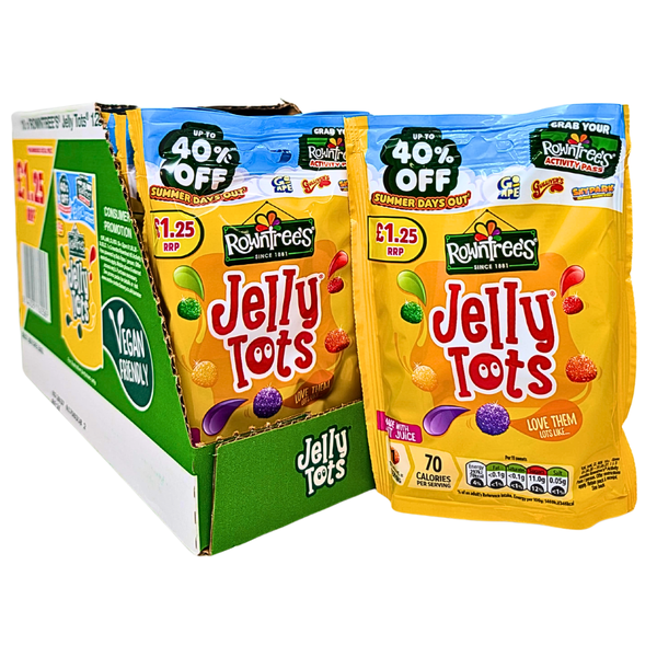 Rowntree's Jelly Tots 120g (UK) - 10 Pack