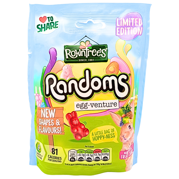 Rowntree's Randoms Egg-Venture 130g (UK) - 9 Pack