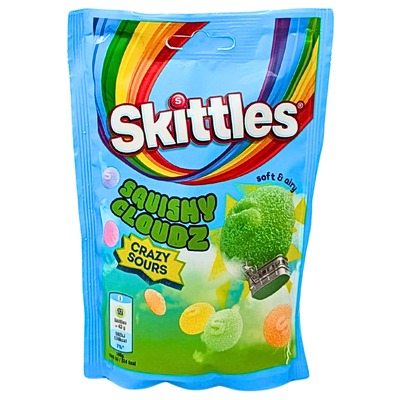 Skittles Squishy Cloudz Crazy Sours 94g (UK) - 18 Pack
