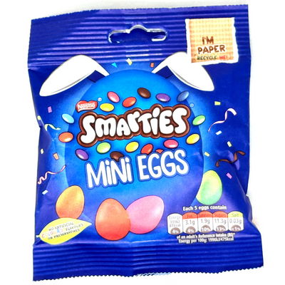 Easter Smarties Mini Eggs Bag 80g (UK) - 13 Pack