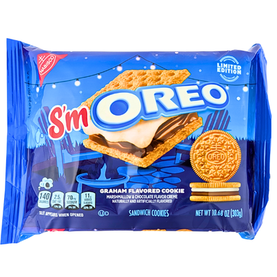 S'mOreo Cookies (Oreo Smores) 10.68oz - 12 Pack